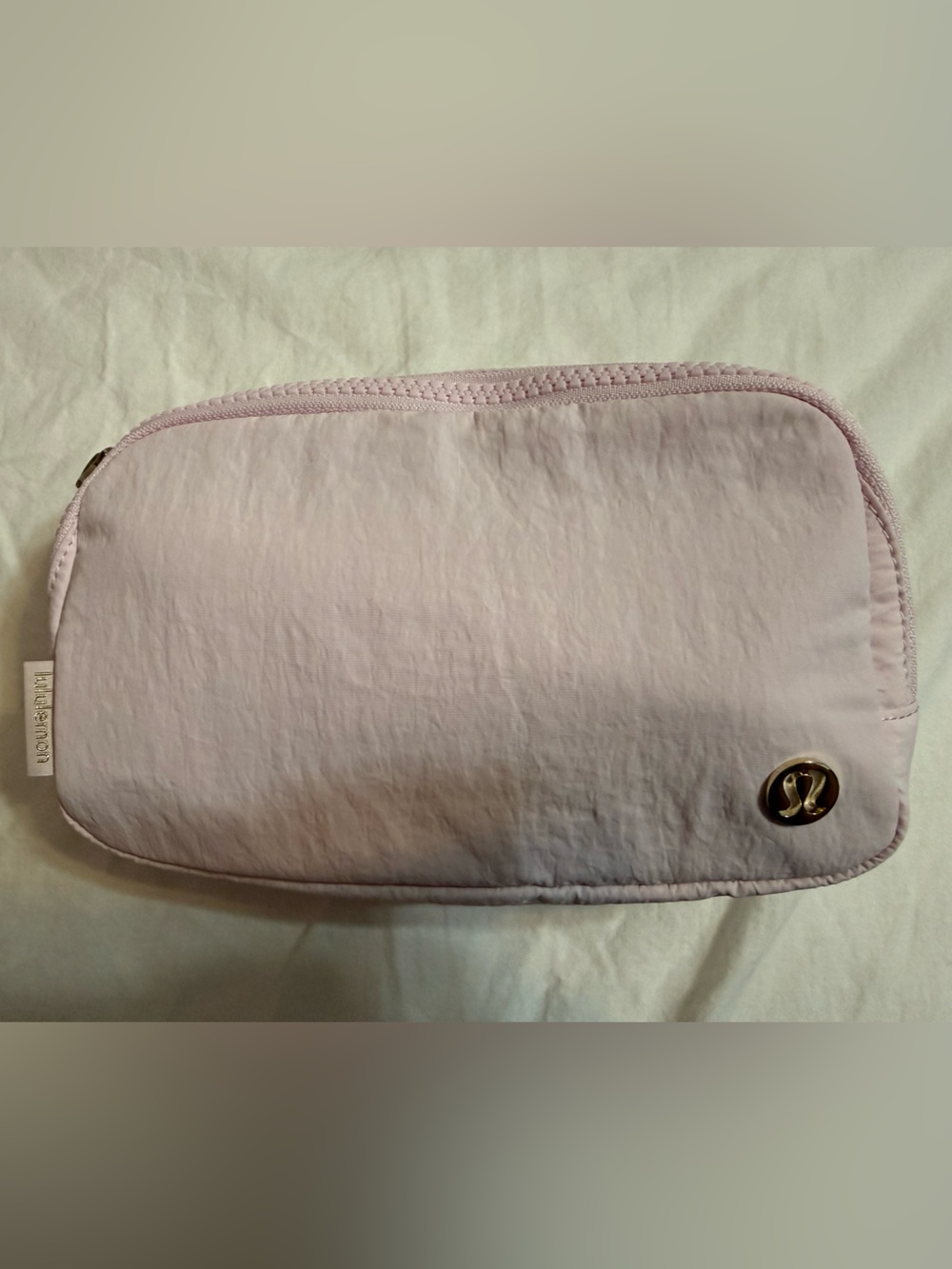 lululemon athletica Light Pink Zip Cosmetic Pouch